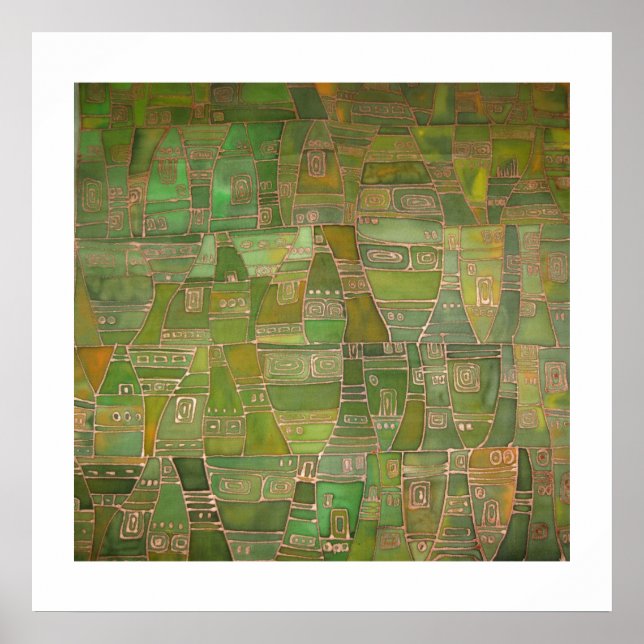 Poster Vert comme Klee (Devant)
