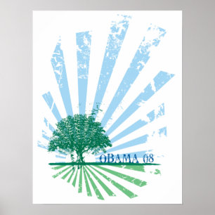 Poster vert d'Obama