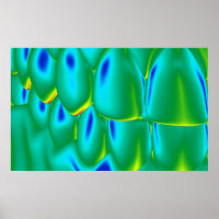 Poster vert orthodontiste pour dentiste de dents F