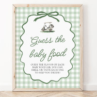 Vert Sauge Gingham Golf Devine la Nourriture pour