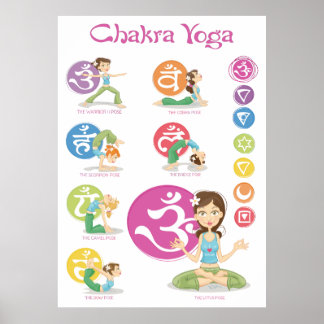 Poster vertical de Chakra Yoga Girls