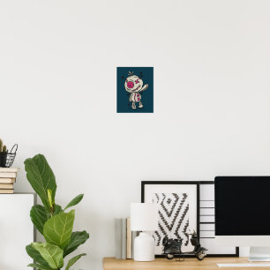 Poster vertical du jeton vaudou