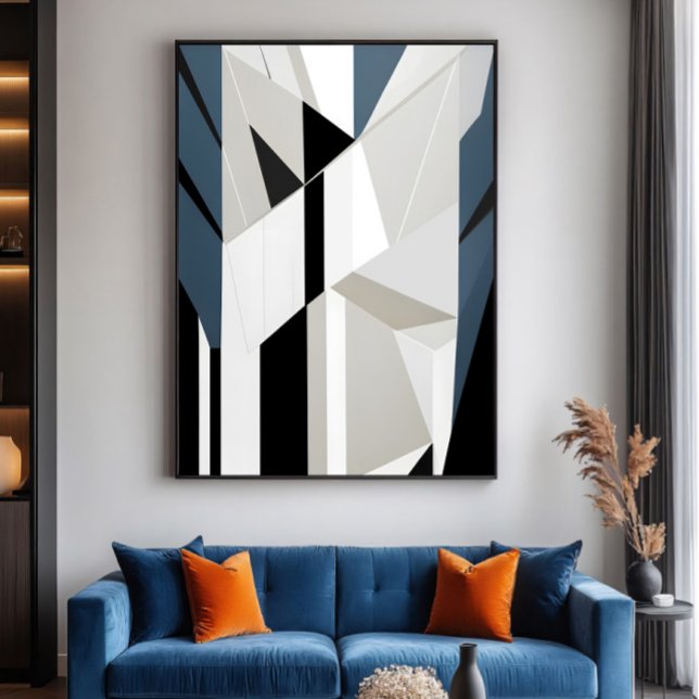 Poster Verticalité géométrique (Créateur téléchargé)
