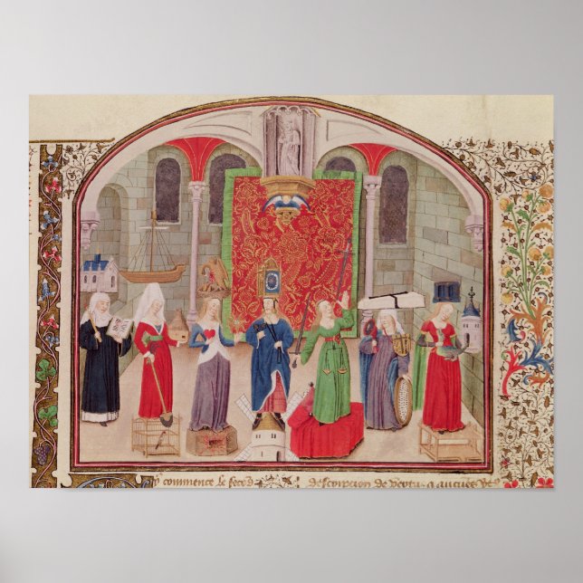 Poster Vertus théologiques et cardinales (Devant)