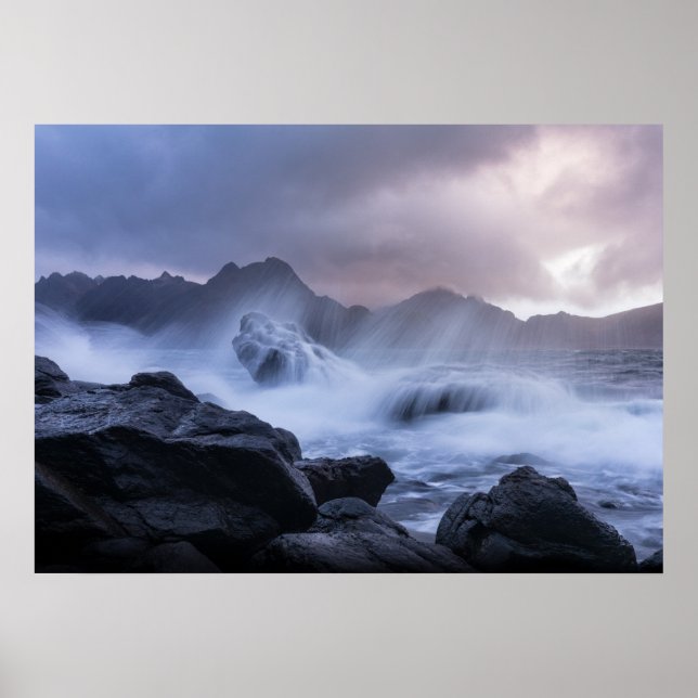 Poster Vesteralen Norvège (Devant)