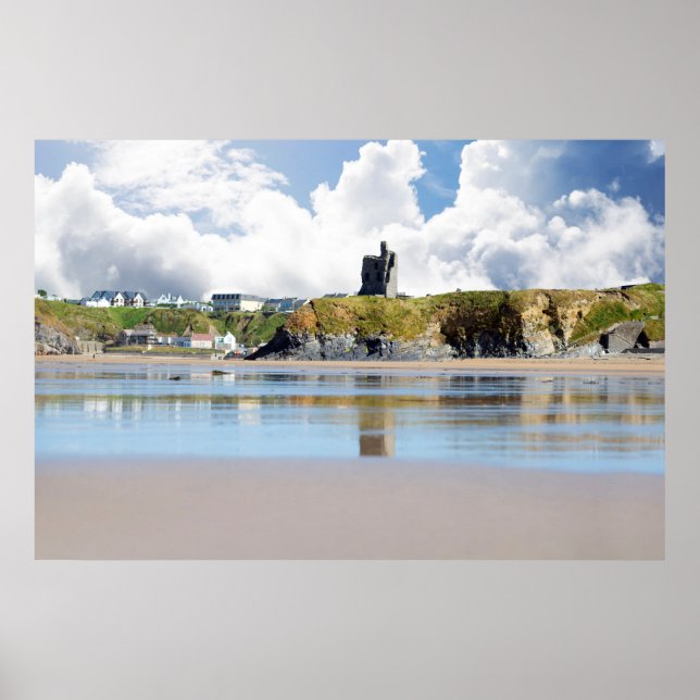 Poster vestiges de plage (Devant)