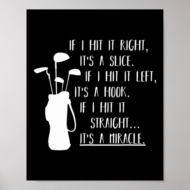 Poster Vêtements De Golf Amusants Et Vêtements De Golf Am (Devant)