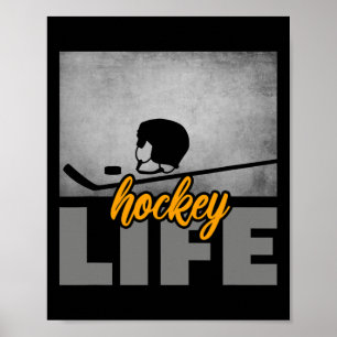 Poster Vêtements de hockey - Hockey Joueur de hockey sur