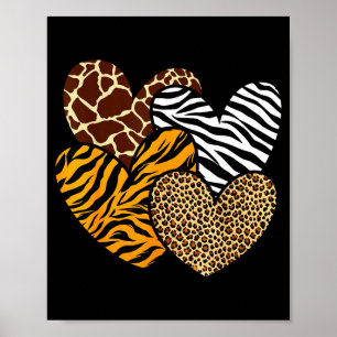 Poster Vêtements fille imprimé animal enfants guépard léo