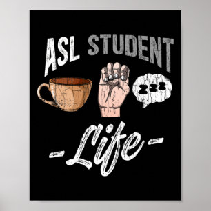 Poster Vêtements Langue des Signes Sensibilisation aux So