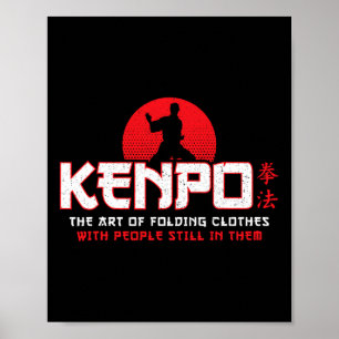 Poster Vêtements pliants - American Kenpo Karate - Karate
