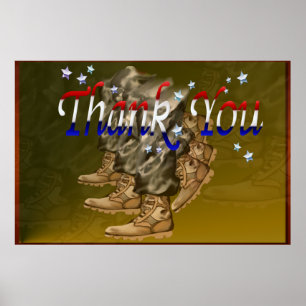 Poster Vétéran-Affiches de Merci