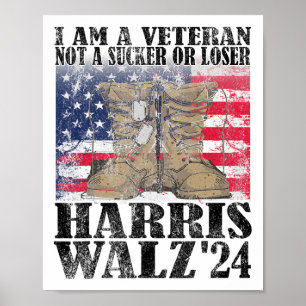 Poster Vétéran Pour Harris Wheimer Pour Président 24 Vote