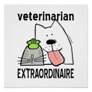 Poster Vétérinaire amusant Extraordinaire