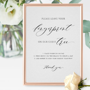 Poster Veuillez laisser votre panneau de l'arbre de l'inv