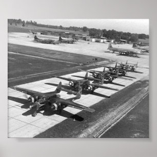 Poster Veuves P-61 noires