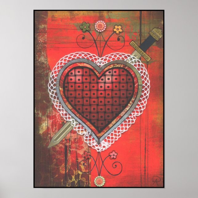 Poster Vèvè d'Erzulie Dantor (Devant)