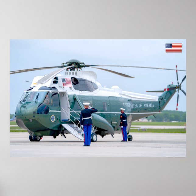 POSTER VH-3D SEA KING (Devant)