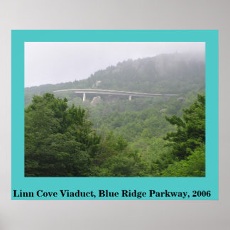 Poster Viaduc de Linn Cove Blue Ridge Parkway