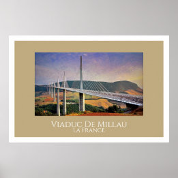 Poster Viaduc de Millau, France