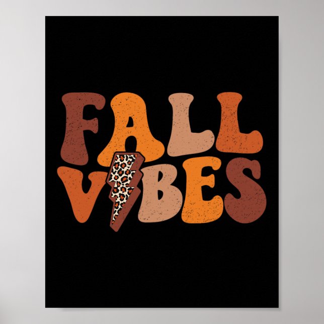 Poster Vibe d'automne (Devant)