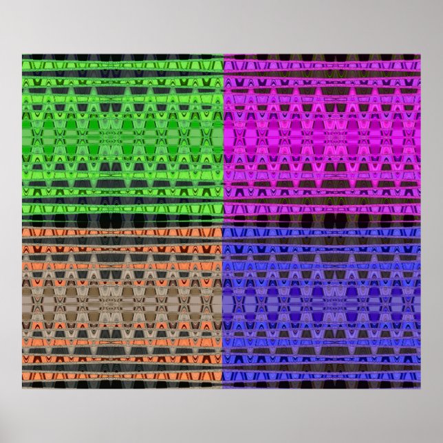 Poster vibes colorées (Devant)