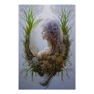 Poster Vibes de fées forestières