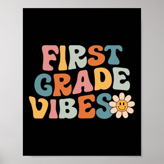 Poster Vibes de première année - Équipe de 1ère année Rét (Devant)