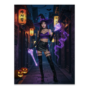 Poster Vibes de sorcières de Séoul - Halloween 2025"
