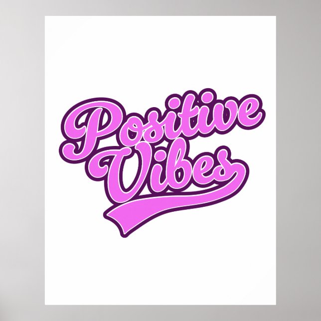Poster Vibes positives (Devant)