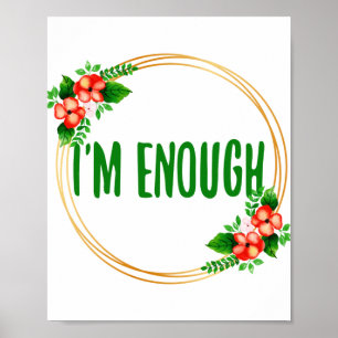 Poster vibes positives pour l'acceptation de la vie et l'