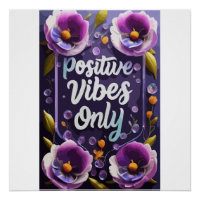 Vibes Positives Tout Autour De Wall Art