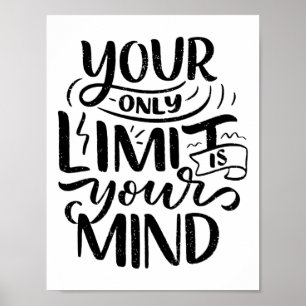 Poster Vibes positives - Votre seule limite est votre esp