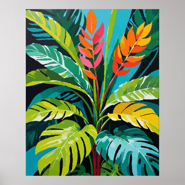 Poster Vibes tropicales (Devant)