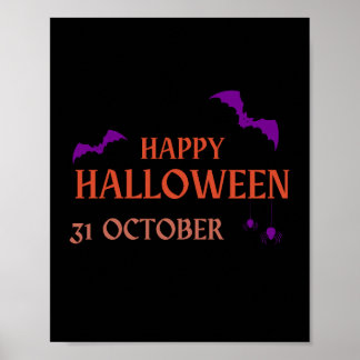 Poster Vibrant Halloween Cheer Wall Art