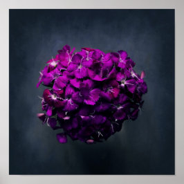 Poster Vibrant Purple Floral Photo
