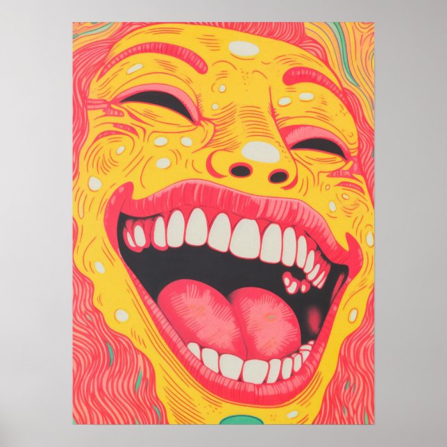 Poster Vibrant sourire (Devant)
