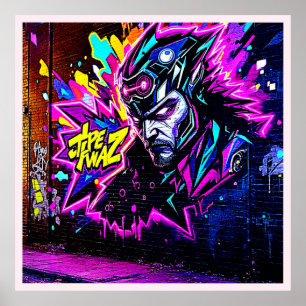 Poster Vibrant Street Art