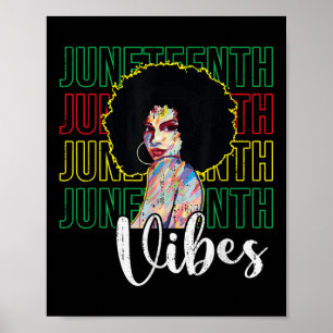 Poster Vibrations de la liberté Juneteenth - 19 juin 1865