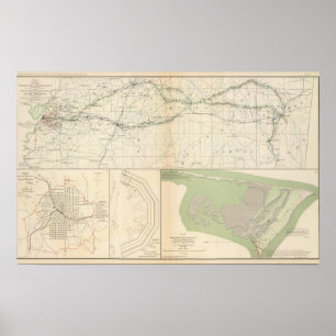 Poster Vicksburg Meridian, Mlle