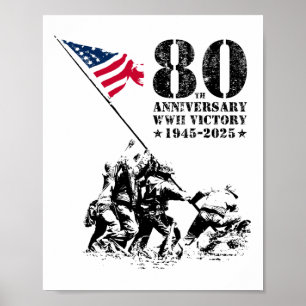 Poster Victoire 2ème guerre mondiale 80e anniversaire 194