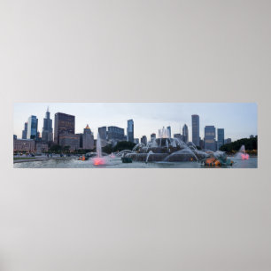 Poster Victoire de Chicago Blackhawks de panorama