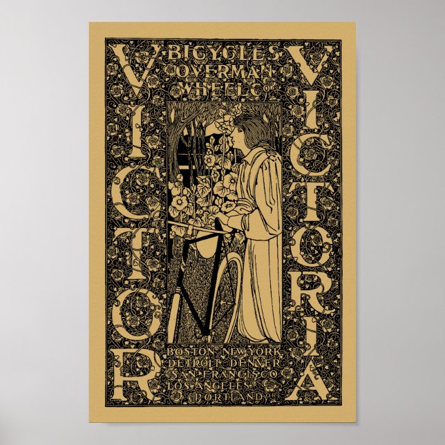 Poster Victor, Victoria Publicité pour vélos (Devant)