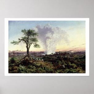 Poster Victoria Falls at Sunrise, avec The Smoke ou S