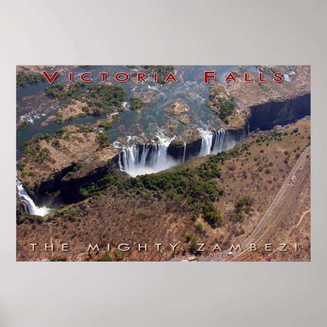 Poster Victoria Falls (v3) (Devant)