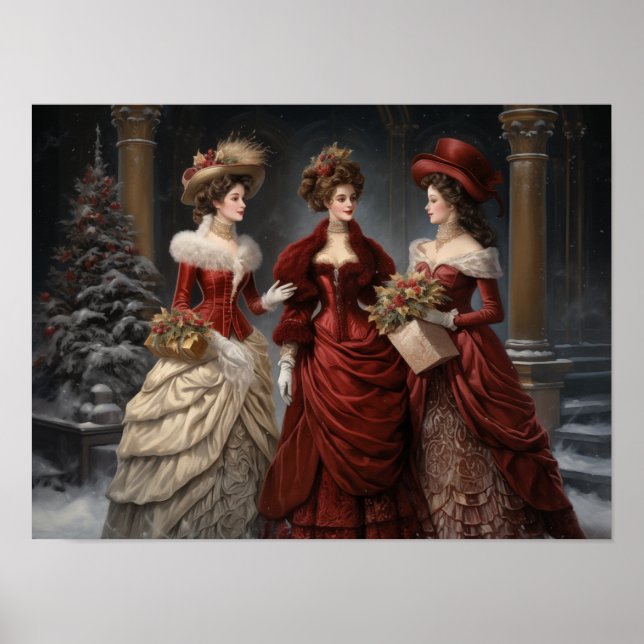 Poster Victorian Ladies (Devant)