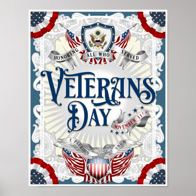 Poster "VICTORIAN VETERANS DAY" Stock lourd (Devant)