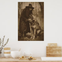 Victorian Witch Sepia Portrait style 4