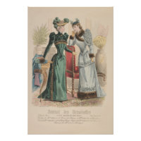 Victorienne Gossiing Français Mode Vintage