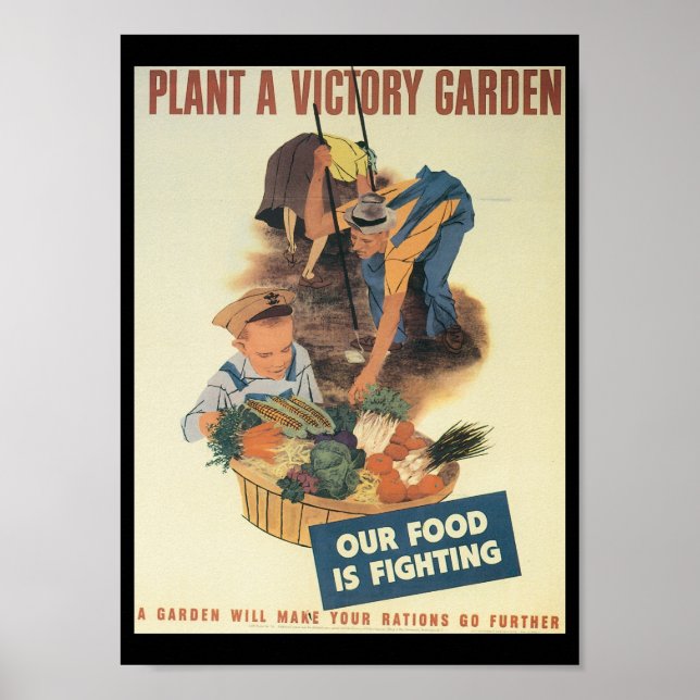 Poster Victory Garden Guerre mondiale 2 (Devant)